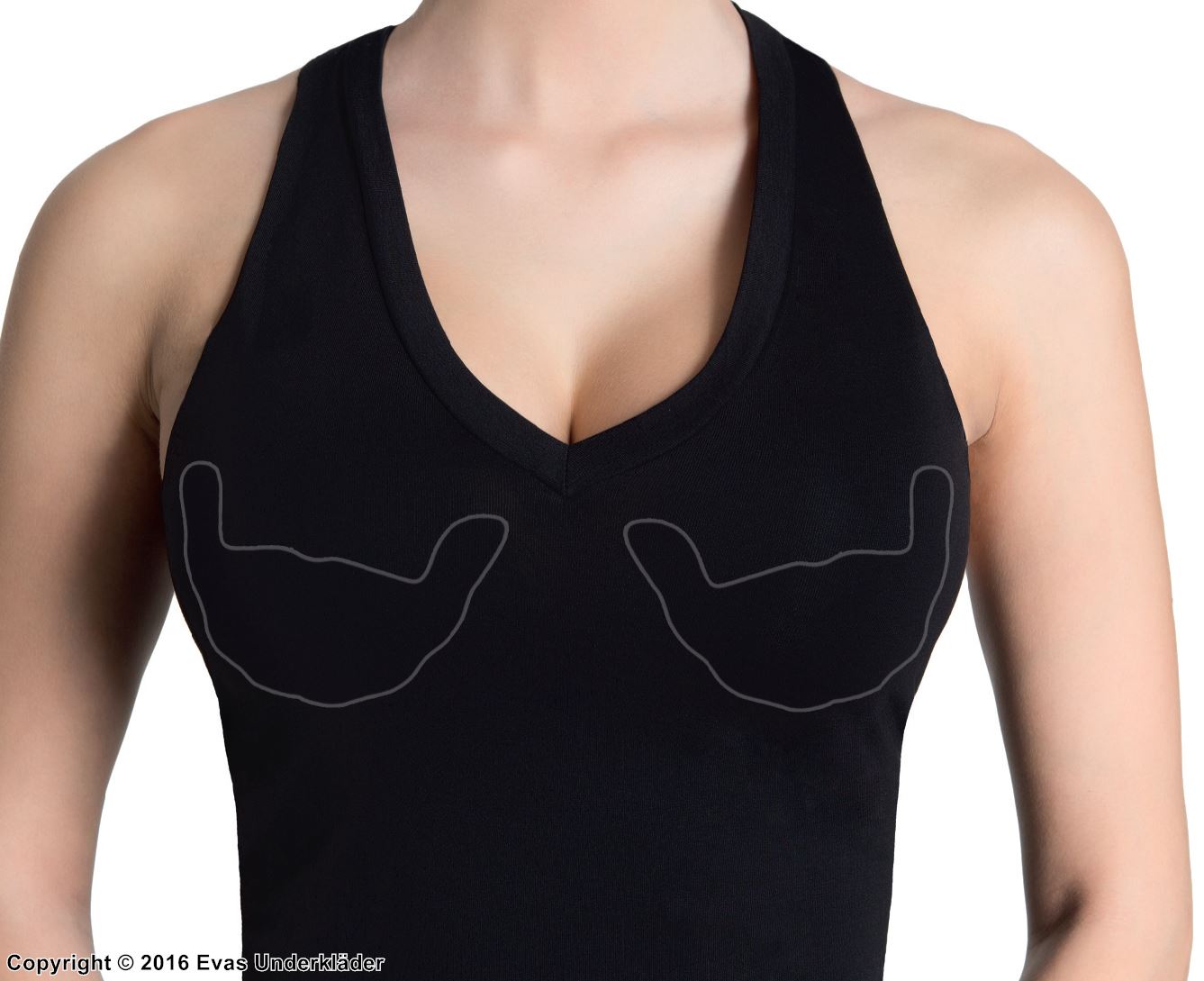 Self-adhesive bra patch, push-up effect, 2 pairs (4 pcs)